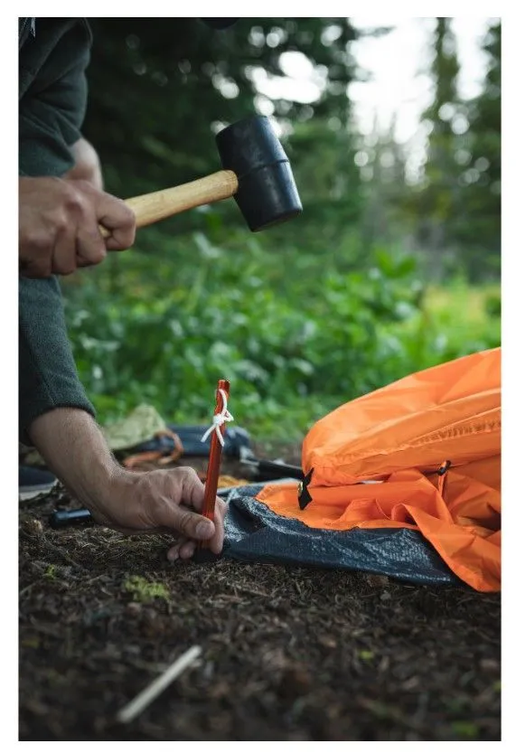 ALUMINUM TENT STAKES 9 INCH -